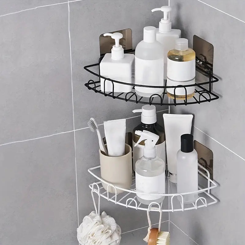 Triangle Corner Shower Rack, Household Corner Stadium Organizer, Corner Shower Caddy Hanging, Metal Corner Bathroom Shelf Organizer Triangle Corner Shower Rack, Household Corner Stadium Organizer, Corner Shower Caddy Hanging, Metal Corner Bathroom Shelf Organizer